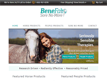 Tablet Screenshot of benefabproducts.com